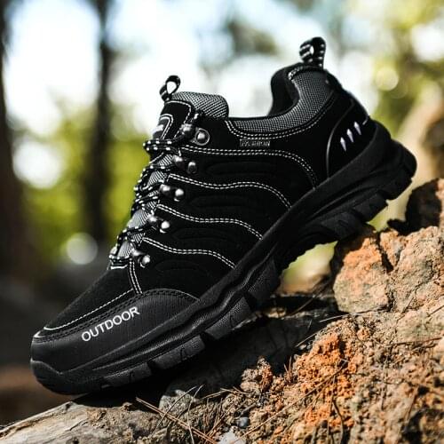 Summer New Hiking Shoes Mens Outdoor Non-Slip Soft And Comfortable Rock Climbing Hunting Shoes Fashionable Lightweight Sports