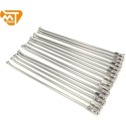 Motorcycle Stainless Steel 21" Front Wheel Spokes Nipples For HONDA CR125R/CR250R 1995-2007 CR500R 1995-2001 CRF450R 2002-2015