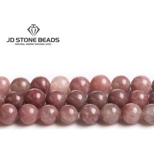New Arrival Natural Pink Quartz Beads 6 8 10 MM DIY beads For Jewelry Making Fashion Accessories Women Bracelets Necklace Gifts