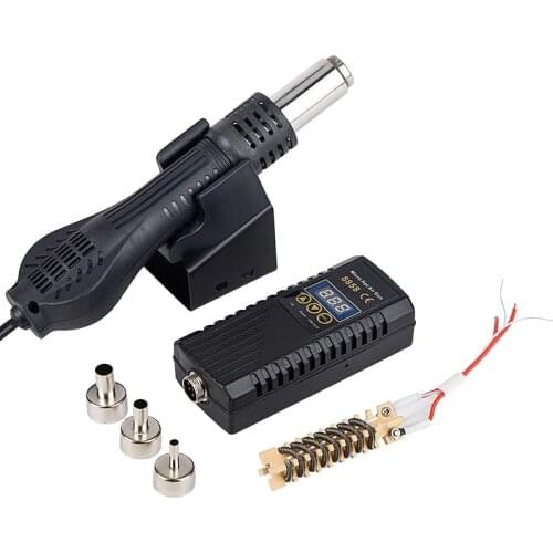 8858 Hot Air Gun Micro Rework Soldering Station LED Digital Hair Dryer for Soldering 700W Heat Gun Welding Machine Kits