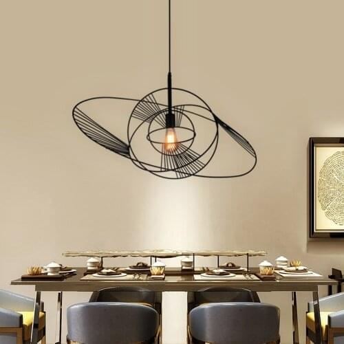 Planet villa chandelier led micro art post-modern art restaurant modern simple fashion living room creative personality LU725223
