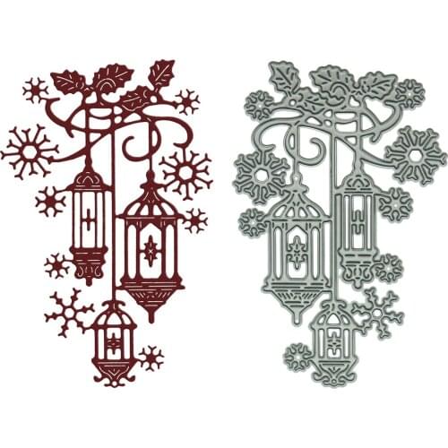 Hanging Oriental Lantern Pattern Metal Cutting Dies Scrapbooking Handmade Invitation Card Album Photo Decorating Template
