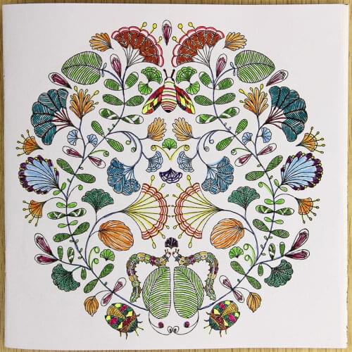 A Hand Painted Explore Wonderland Coloring Book 24 Pages Animal Kingdom Graffiti Painting Books