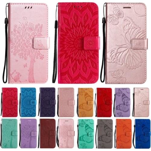 Luxury PU Leather Case for OPPO Realme 8 Pro Flip Wallet Cover Cards Stand Bag Embossed Full Protect Fundas for Realme 8 Capa