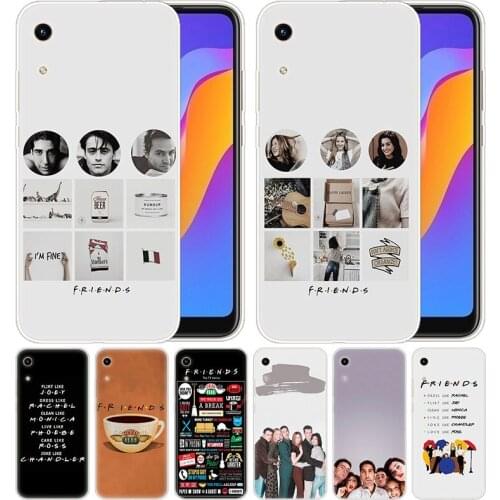 Luxury Silicone Case Friends tv show for Huawei Honor 9X 8A 7A 20 Pro 7X 8X 7S 8S 8 9 10 Lite View 20 20i 10i Play Fashion Cover