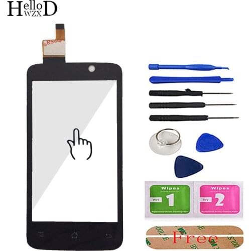 Touch Screen Glass For Fly IQ447 IQ 447 ERA Life1 Touch Screen Digitizer Glass Panel Lens Sensor Parts Flex Cable Adhesive Tools