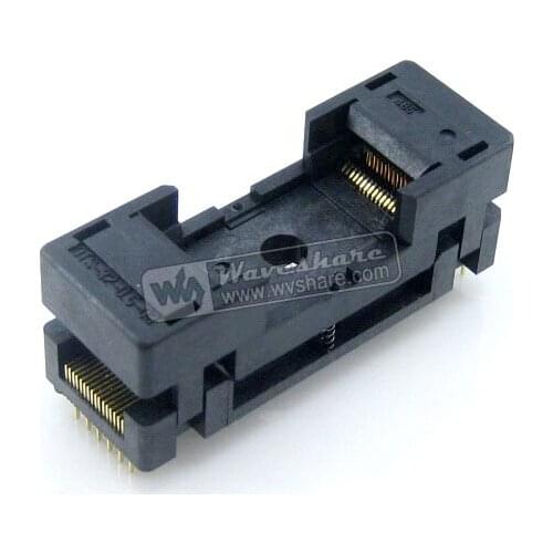 TSOP32 TSOP OTS-32-0.5-08 Enplas IC Test Burn-In Socket Programming Adapter 18.4mm Width 0.5mm Pitch
