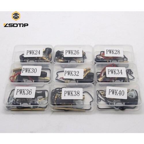 ZSDTRP 1 sets 24 26 28 30 32 34 36 38 40mm PWK Motorcycle Carburetor Repair Kit Spare Jets Replacement Parts