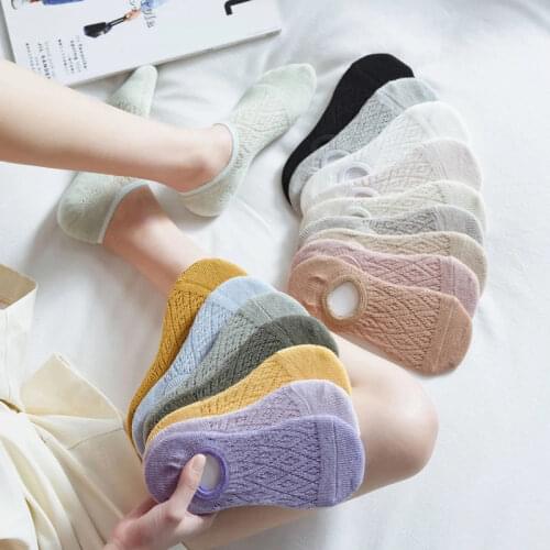 10 Pairs High Quality Cotton Harajuku Korean Women Boat Socks Summer Fashion Funny Cute Casual Women Sock Slippers Size35-40