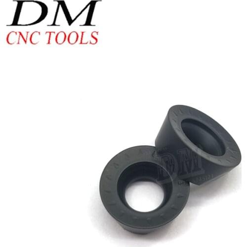 10pcs RPMT10T3MOE-JS Cemented Carbide Inserts For Machining Cast Iron Milling Inserts Lathe Accessories Milling Attachment