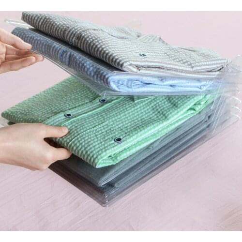 10 Layer Clothes Storage Board Fold Clothing Organizer Shirt Folder Backpack T-shirt Document Closet Drawer Divider Organizer