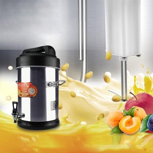 10L Commercial Soymilk Machine Juicer Automatic Stainless Steel Large-capacity Soybean Milk Grinder Heat Preservation Function