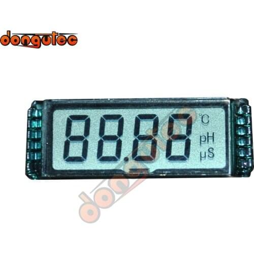 12PIN TN Positive Small Size 4-Digits Segment LCD Panel No Backlight