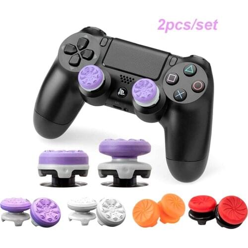 Bevigac 2PCS Non-slip Silicone Thumbstick Joystick Grip High-Rise Cap Cover Extender for Sony PlayStation 4 PS4 Game Controller