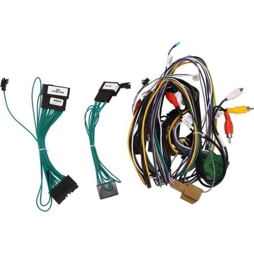 Car Audio 16PIN Power Cord Adapter Audio Power Harness With Canbus Box For Chevrolet Cruze Regal Explorer 2015-2018