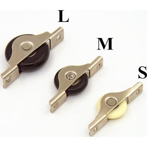Mute Wheel sliding Door Wheel cupboard Groove Load-bearing Nylon Pulley Wardrobe Window Furniture Hardware Accessories