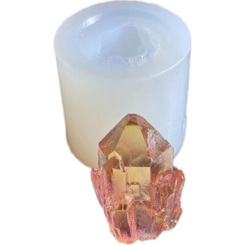 Simulation Original Stone Crystal Cluster Epoxy Resin Mold DIY Silicone Mould