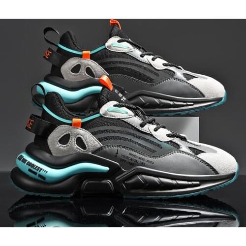 Fashion Fluorescence Mens Sneakers Running Shoes Ourdoor Jogging Trekking Sneakers Men Reflective Casual Shoe Zapatillas Hombre