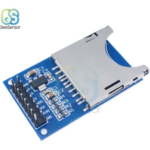 Reading and Writing Module SD Card Module Slot Socket Reader ARM MCU DIY Starter Kit for arduino 3.3V 5V