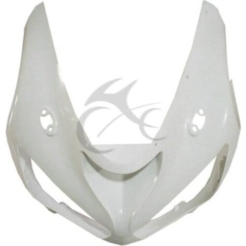 Motorcycle ABS Unpainted Upper Front Fairing Cowl Nose For KAWASAKI ZX6R ZX636 ZX-6R 05-06