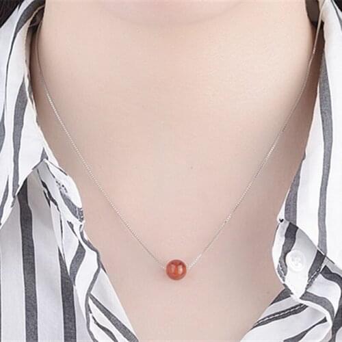 Top Quality Silver Plated Necklace For Women Princess Accessories Fashion Crystal Ball Pendant Necklace Lady Choker Bijou