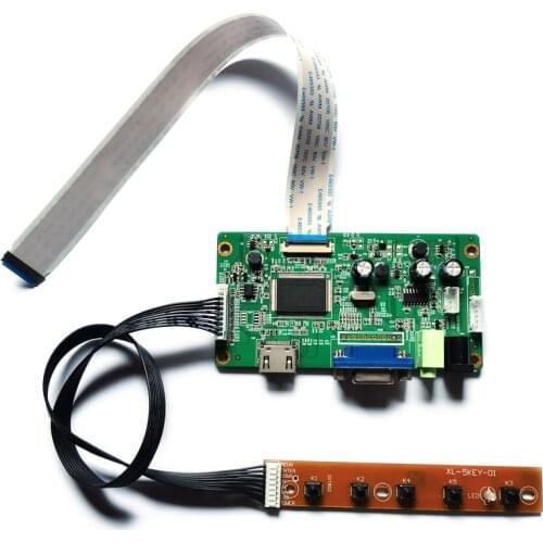 Fit NV156FHM 30 Pin 1920*1080 matrix/screen eDP VGA LED/LCD monitor controller drive board DIY kit