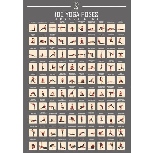 Yoga Poster Wall Decoration Durable Waterproof Sports Poster For Yoga Lovers Totoro Decoracion Hogar Moderno Wallpapers Manga