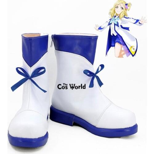 LoveLive!Sunshine!! Aqours OP2 Ohara Mari Anime Customize Cosplay Shoes Boots