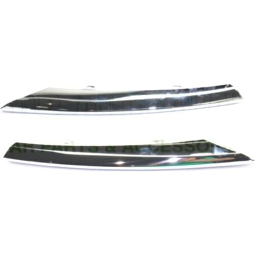 ROLLSROVER Pair Of Front Bumper Fog Lamp Bezel Molding Trim For Jaguar XJ 2010-2015 OEM C2D3570 C2D3571