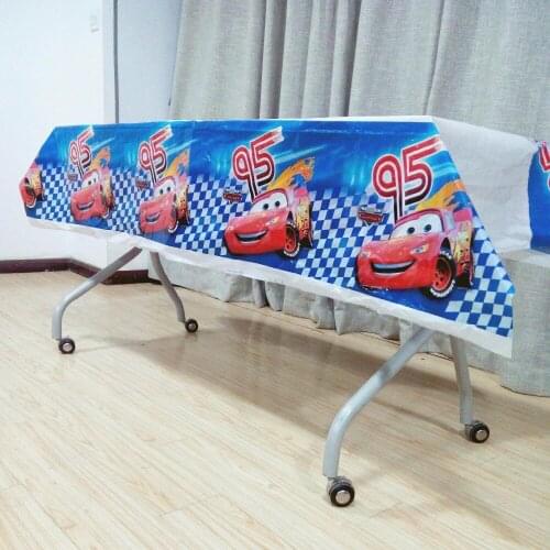 Birthday Party Supplies mcqueen Party Table Cloth Party Decoration Disposal Kids Boys Event Party Supplies TableCloth