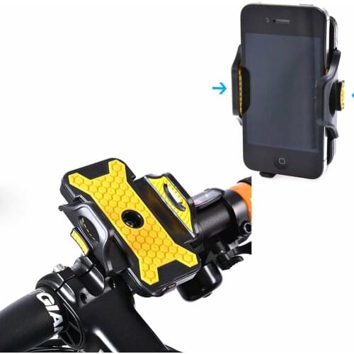 Universal Bike Phone Stand ABS Bicycle Handlebar Mount Holder For iPhone Samsung HTC Sony Cellphone Cycling Accessories