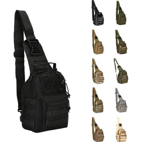 Military Tactical Shoulder Bag Men Hiking Backpack Nylon Outdoor Hunting Camping Fishing Molle Army Trekking Chest Sling Bag