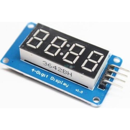 20PCS TM1637 LED Display Module for arduino 4 Bits 0.36Inch Clock RED Anode Digital Tube Four Serial Driver Board