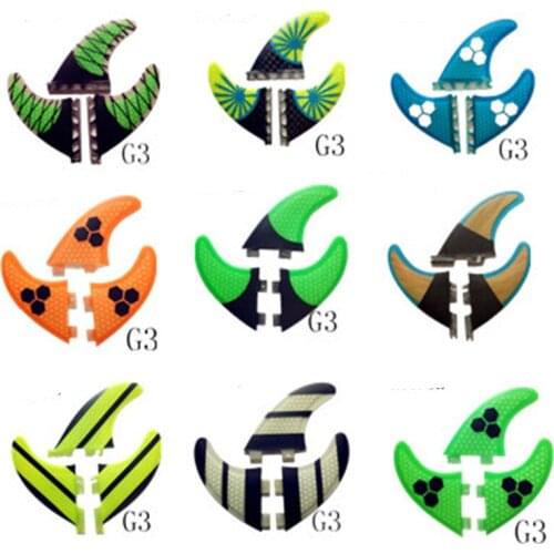 2017FCS water surfboard fin rudder G3 M honeycomb fin 3pcs/set S size
