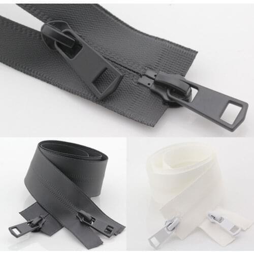 5# Double Sliders Waterproof Nylon Zippers Invisible Open End Zippers For DIY Handmake Sewing Decoration Supplies