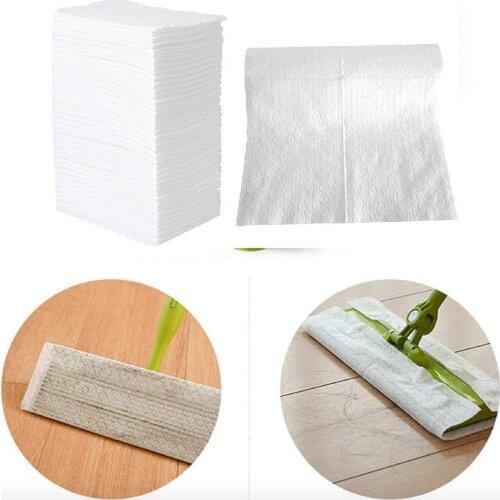 50Pcs Enlarge Disposable Dusting Cloths Dry Sweeping Refills Dry Duster Cloths Mop Pads Floor Cloth Refills Electrostatic Cloths