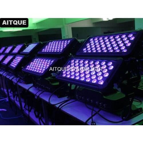 6lot Professional led lighting stage floor light 96x16w rgbwa uv 6in1 leds city color wall washer light