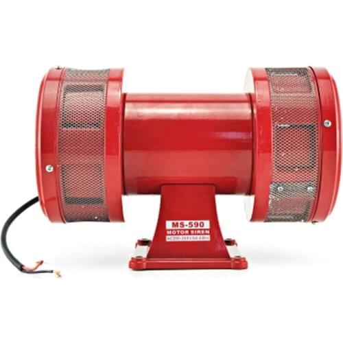 AC230V 1A 220W 160db Motor Driven Air Raid Siren Metal Horn Industry Boat Alarm