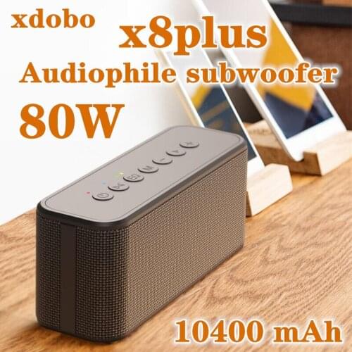 X8 Plus Wireless Bluetooth Speaker Home Theater TV Computer Soundbar 80W High Power Boombox Mobile Phone Charging Music Center