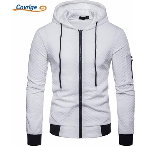 Covrlge Mens Hoodies Spring Autumn Sportswear Long Sleeve Casual Hooded Coat Mens Brand Clothing Male Sweatshirt MWW136