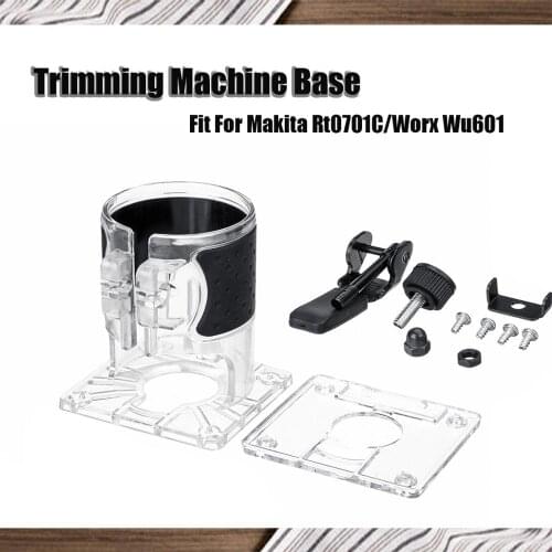 Woodworking Trimmer Base Balance Board Edge Cutter Electric Trimmer Machine Power Tool parts For Makita RT0701C / Worx WU601