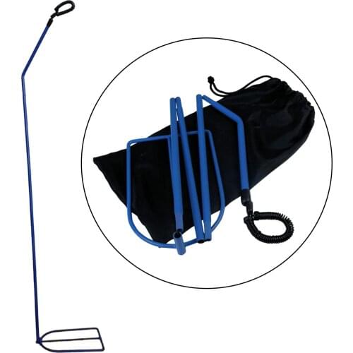 Cpap Hose Tube Holder Eliminate Tangles For Health Healthcare Compact Design Collapsible Portable Blue