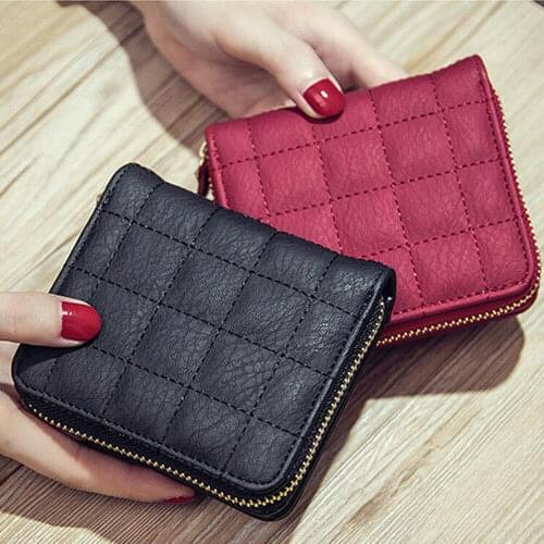 Women Girls Short Wallet Coin Purse Organizer Pocket Small Credit Card Holder