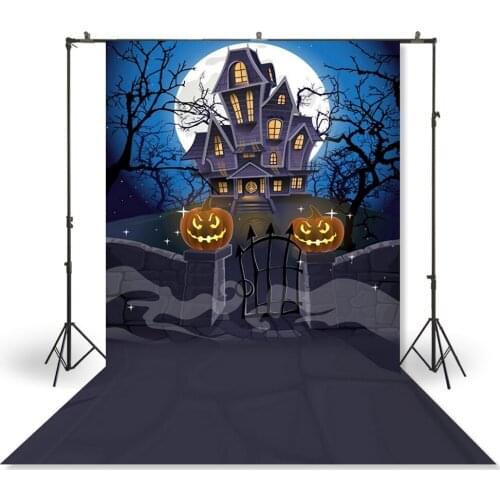 HUAYI Photography Backdrop Newborns Baby Child Photo Booth Background Halloween Day Holiday Party Celebration Photodrops XT-4401