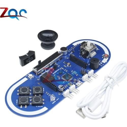Atmega32u4 Esplora Joystick Game Program Module for Arduino IDE Oscillator Microcontroller Temperature Light Sensor with Cable