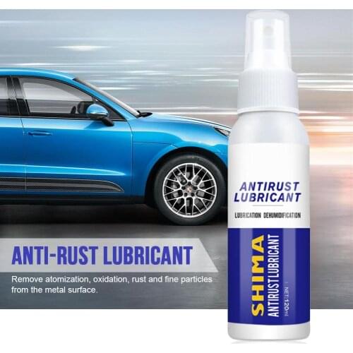 120ml Car Door And Window Rust Inhibitor Rust Remover Derusting Spray Car Maintenance Cleaning Metal Surface Chrome Agent