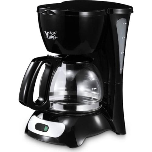 Drip Coffee Maker Automatic Coffee Machine 4-6 People Household American Coffee Machine Make Tea 220V 600ML