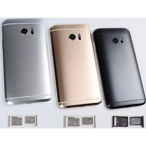 Housing Door For HTC M10 Back Battery Cover Case with Volume + Camera Lens + Sim Tray + SD Tray Digitzer Assembly Battery Cover