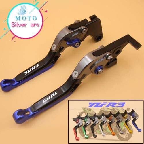 Motorcycle Accessories Handlebar CNC Clutch Brake Levers For Yamaha YZF R3 YZFR3 2014 5 2016 2017 2019 Brake Lever Clutch Handle