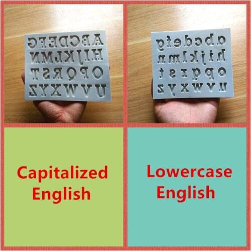 New Arrivals English Letter Silicone Mold, Cake Decoration Tools, Cooking Bread Dessert, Kitchen Accessories SQ1782-83